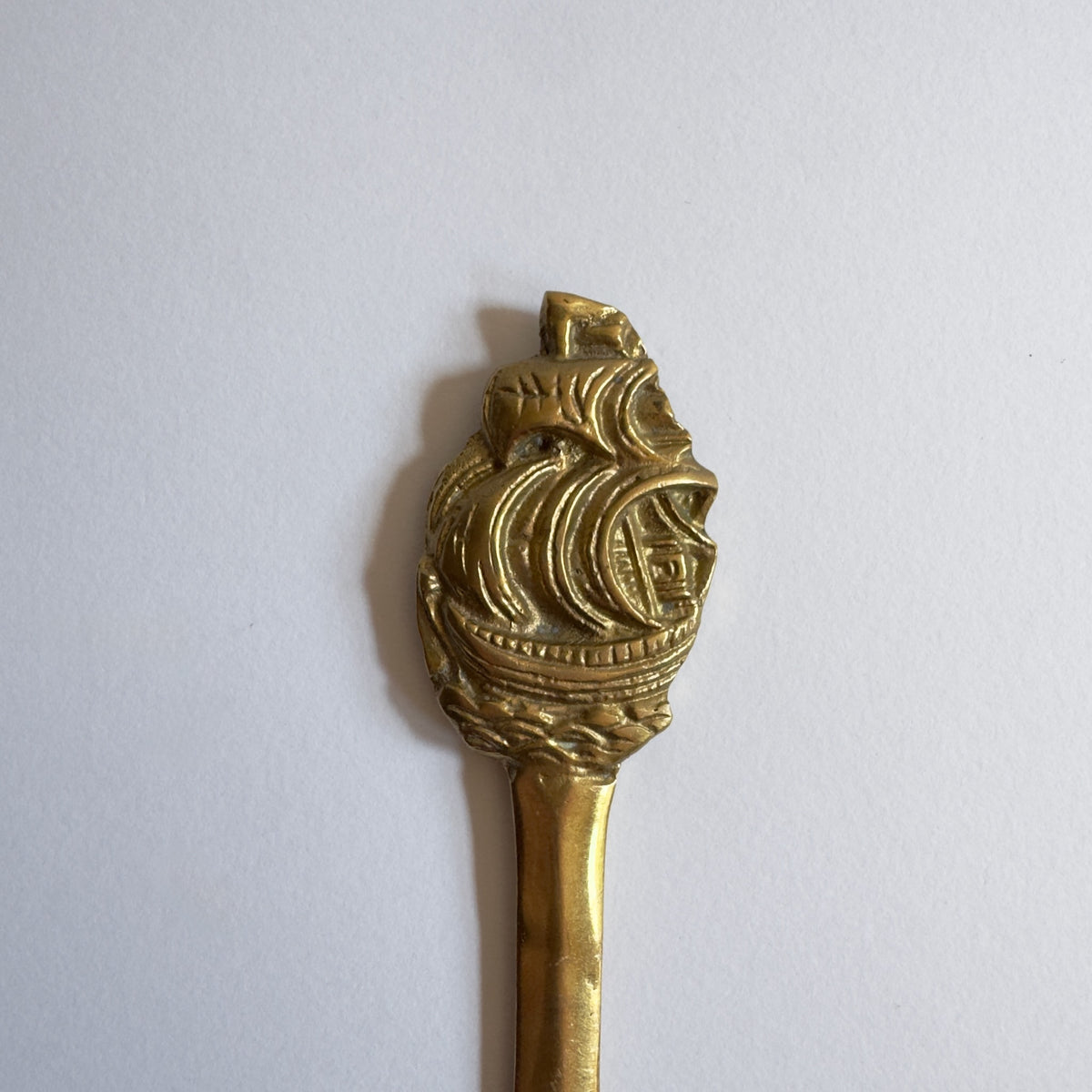 Antique Brass Ship Letter Opener