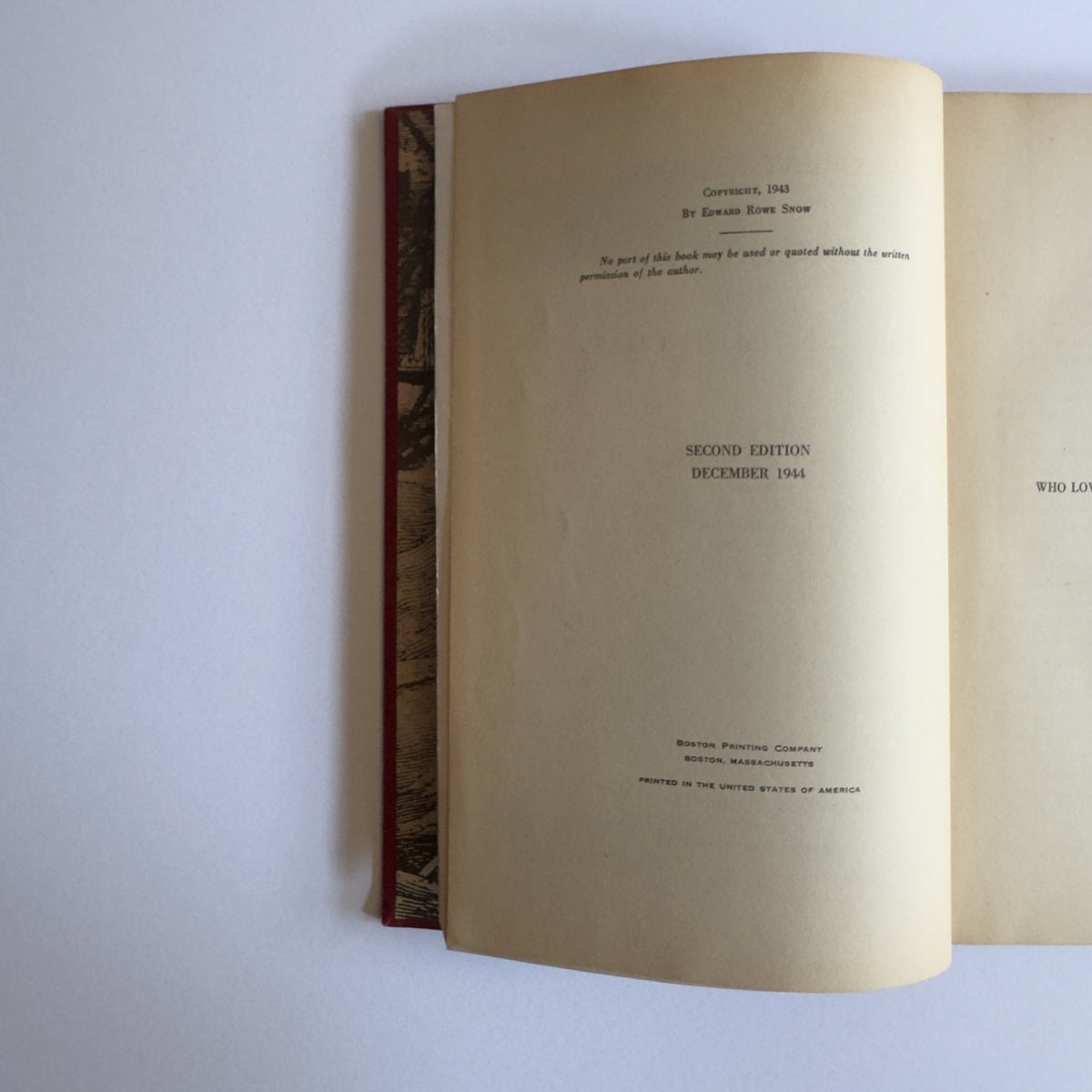 Storms and Shipwrecks of New England by Edward Rowe Snow