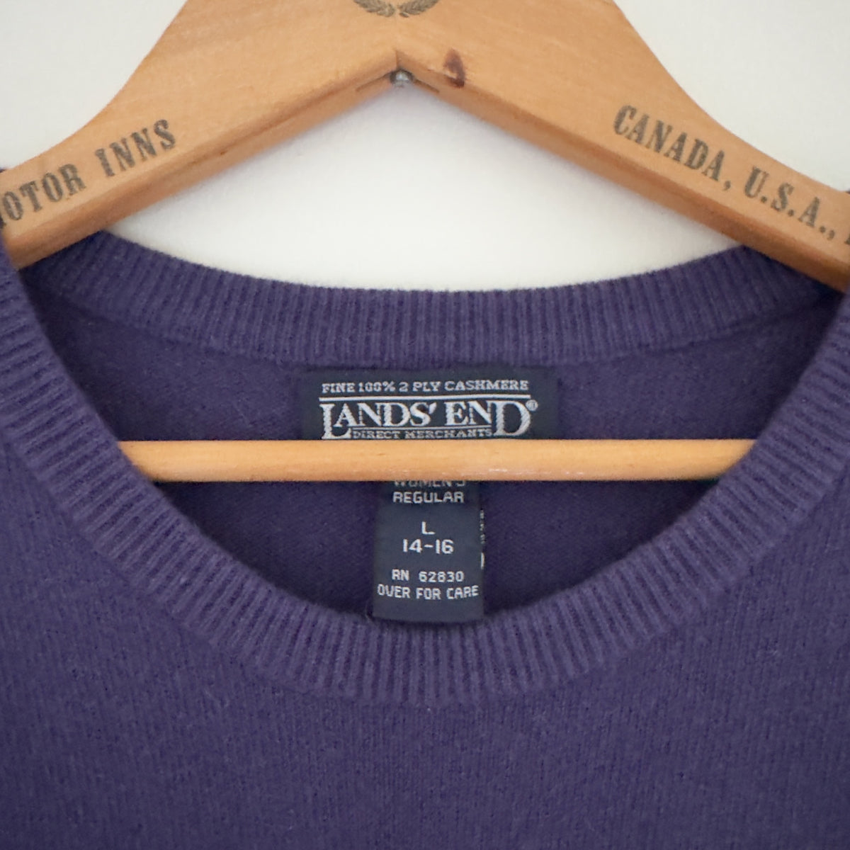 Vintage Land's End Cashmere Sweater, L