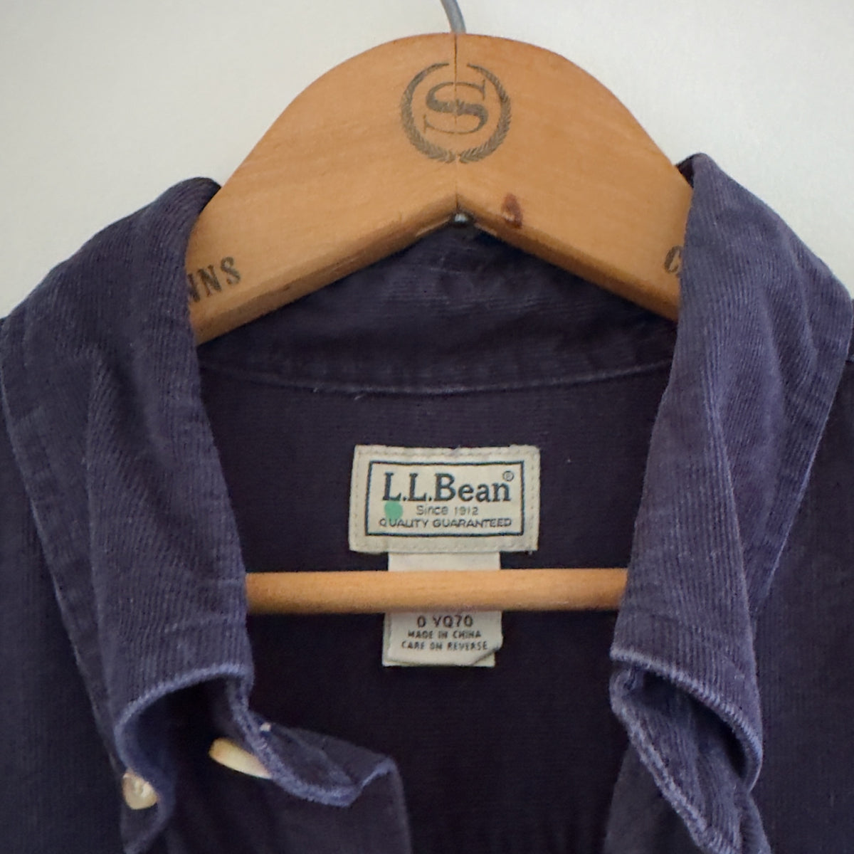 L.L.Bean Corduroy Button-Down Shirt, M-Reg