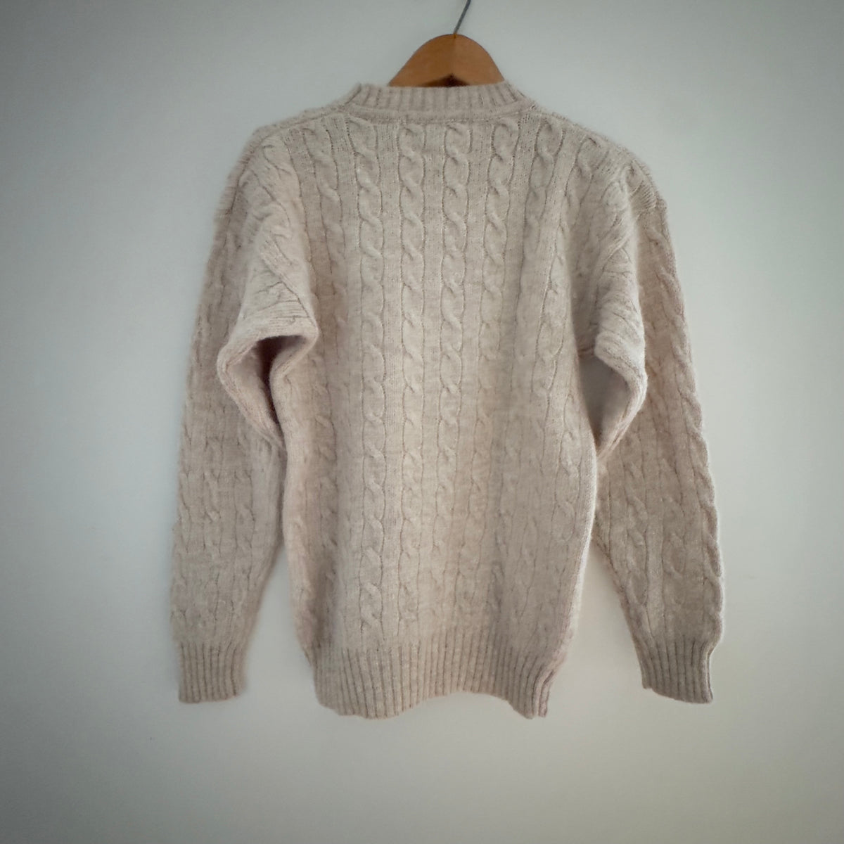 Vintage Archie Brown Bermuda Cable Knit Crewneck Sweater, M