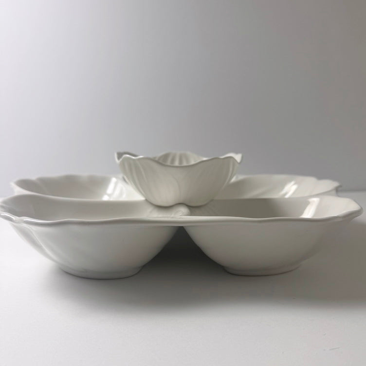 Vintage STUDIO Nova Japan Divided Petal Serving Dish