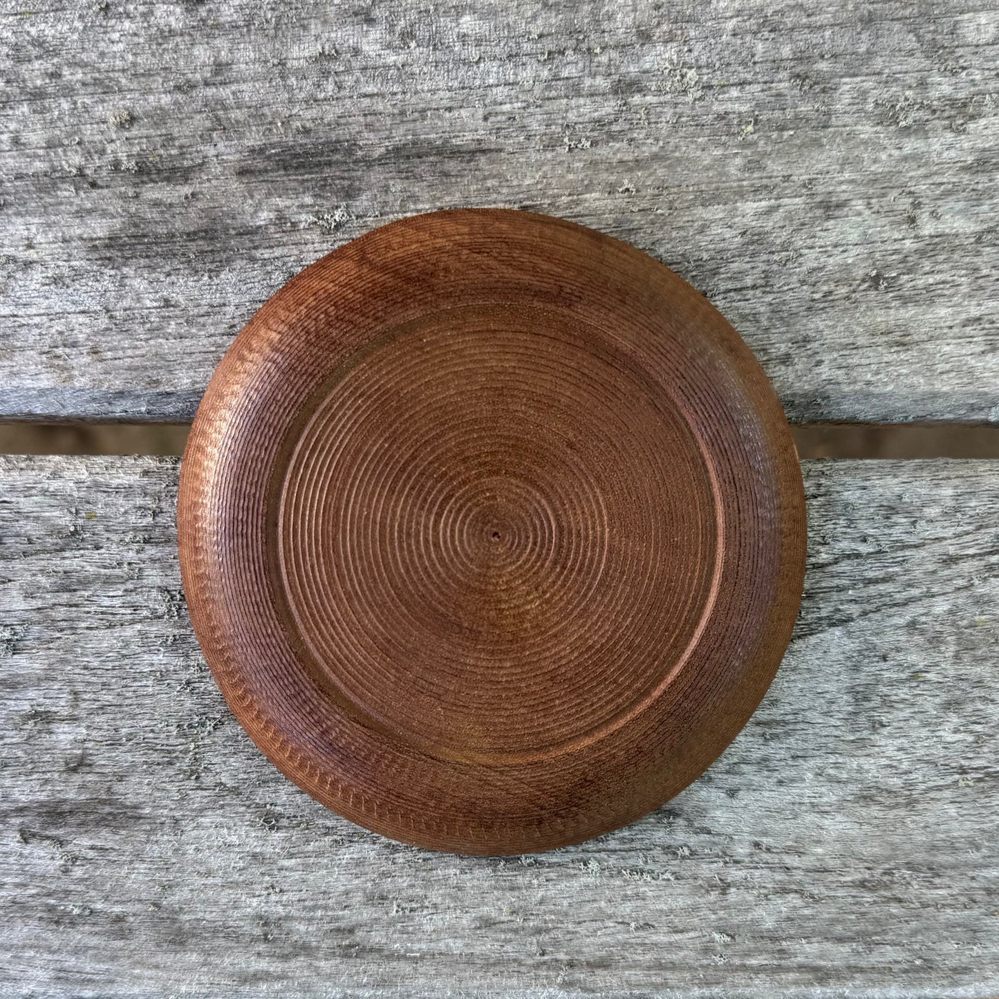 Vintage Japanese Miyajima Satsuma Etched Wood Coaster Set
