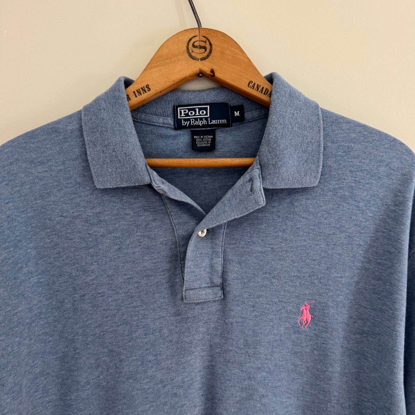 Vintage Polo Ralph Lauren Men's Soft Cotton Polo Shirt, M