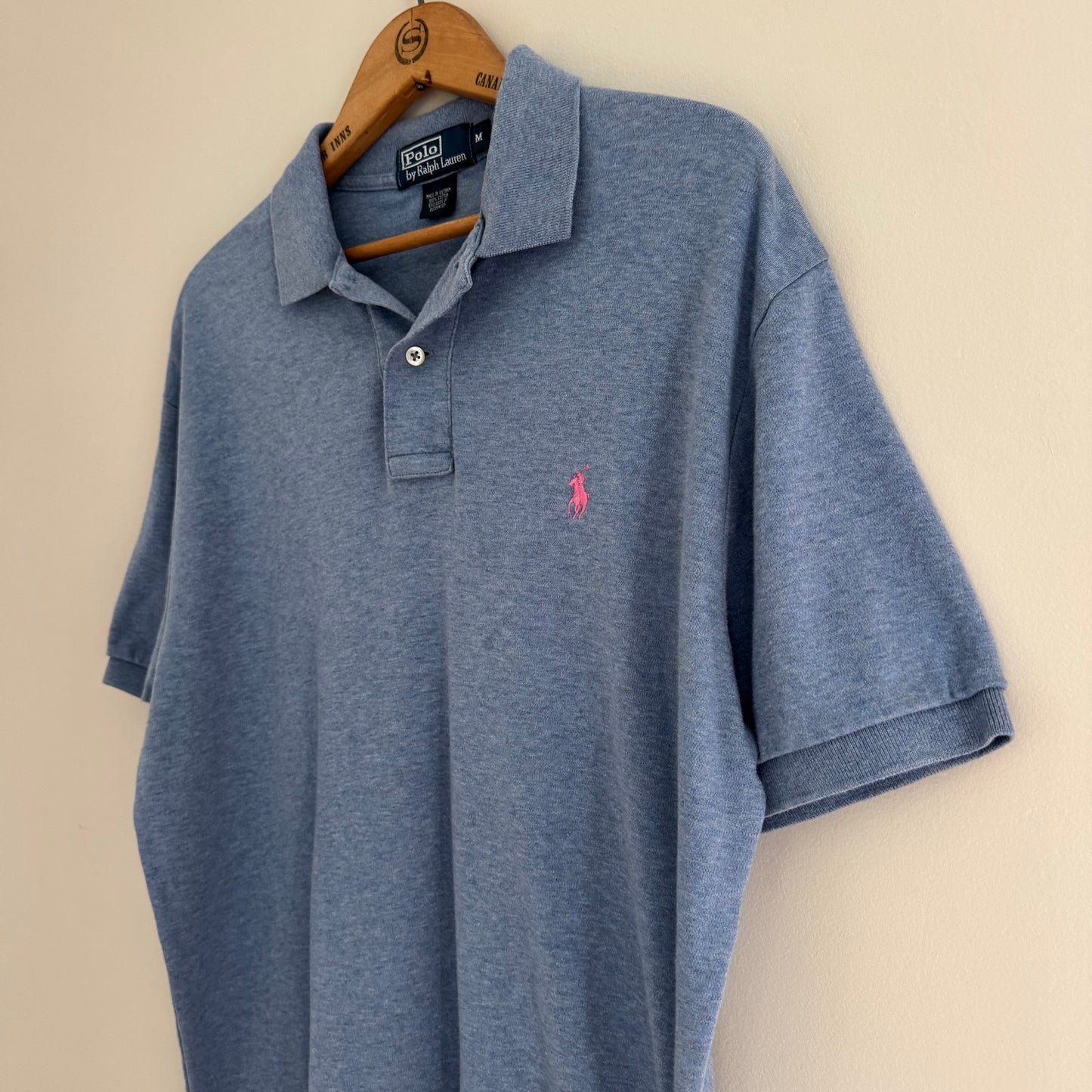 Vintage Polo Ralph Lauren Men's Soft Cotton Polo Shirt, M