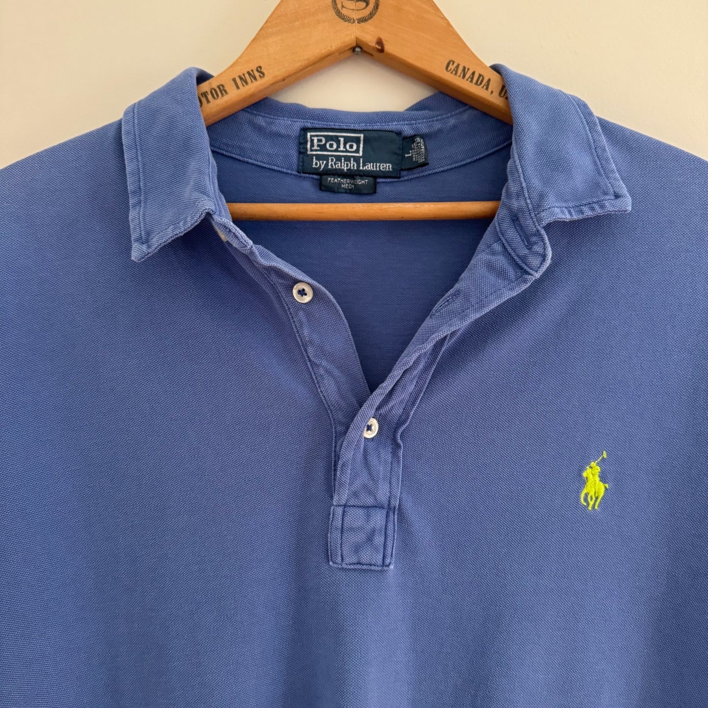 Vintage Polo Ralph Lauren Men's Featherweight Mesh Polo Shirt, L