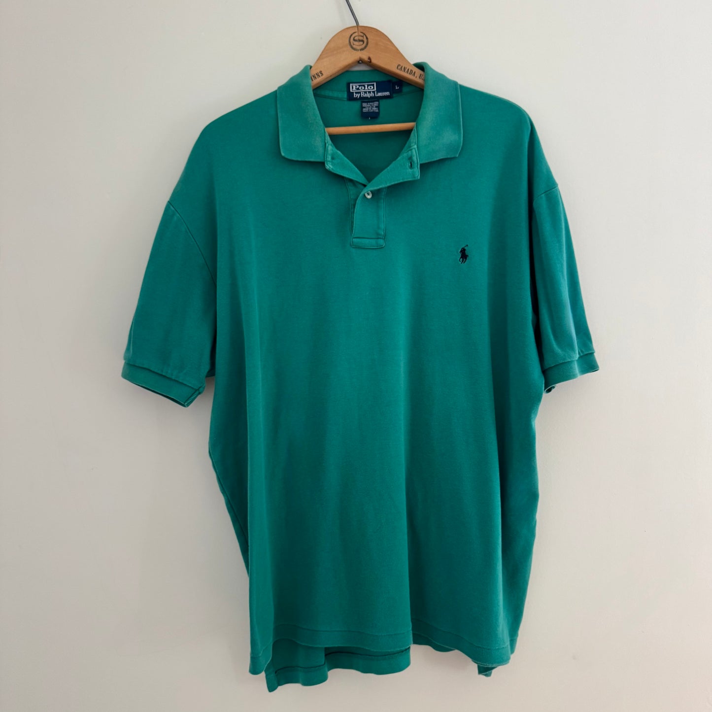 Vintage Polo Ralph Lauren Men's Soft Cotton Polo Shirt, L