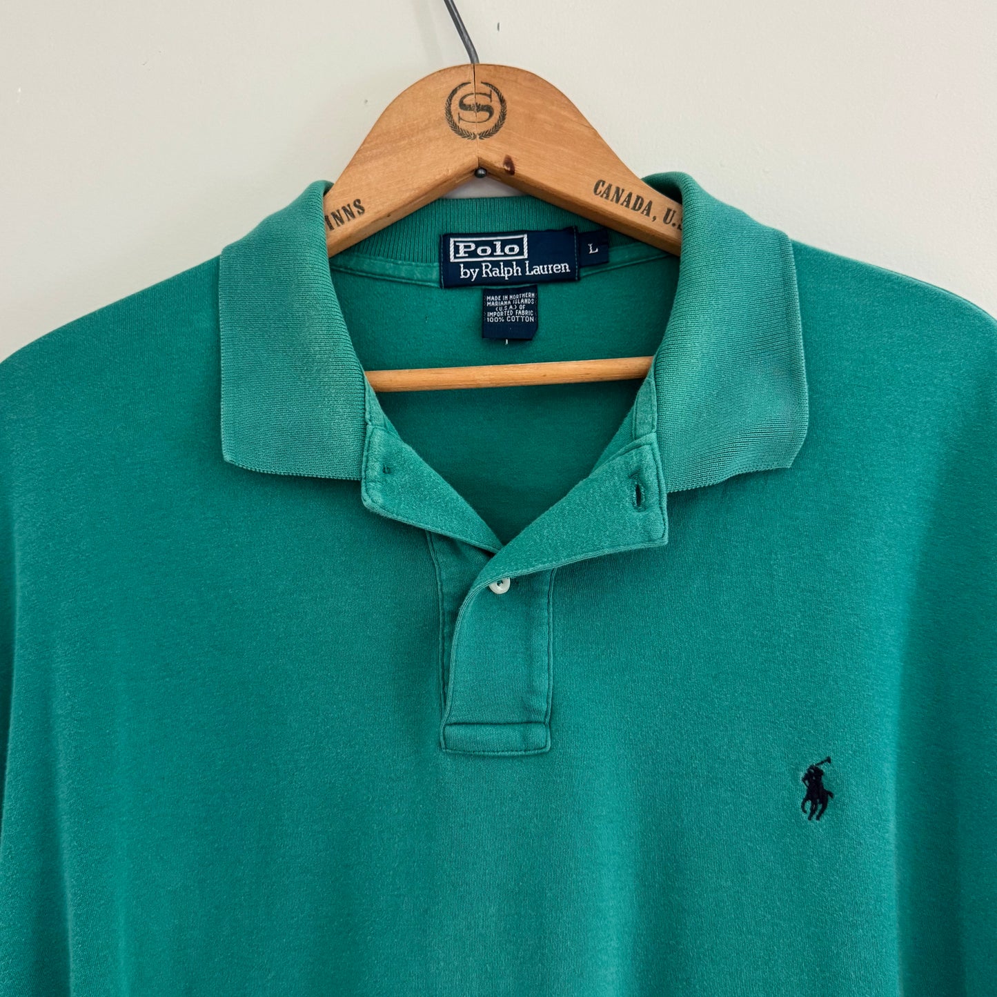Vintage Polo Ralph Lauren Men's Soft Cotton Polo Shirt, L