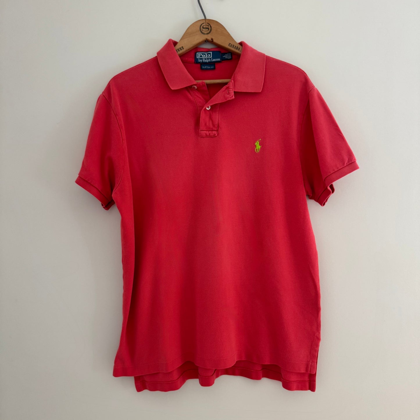 Vintage Polo Ralph Lauren Men's Custom Slim Fit Polo Shirt, L