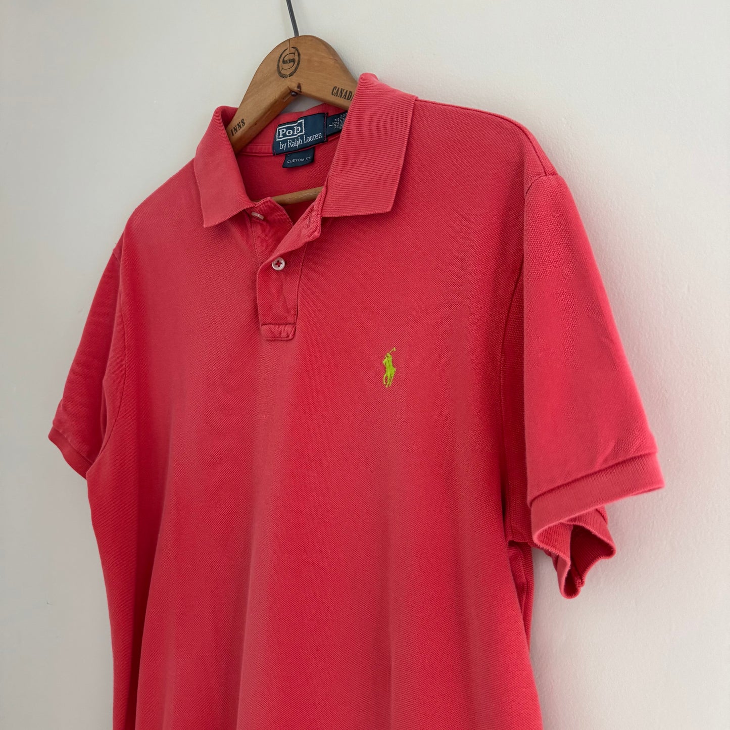 Vintage Polo Ralph Lauren Men's Custom Slim Fit Polo Shirt, L