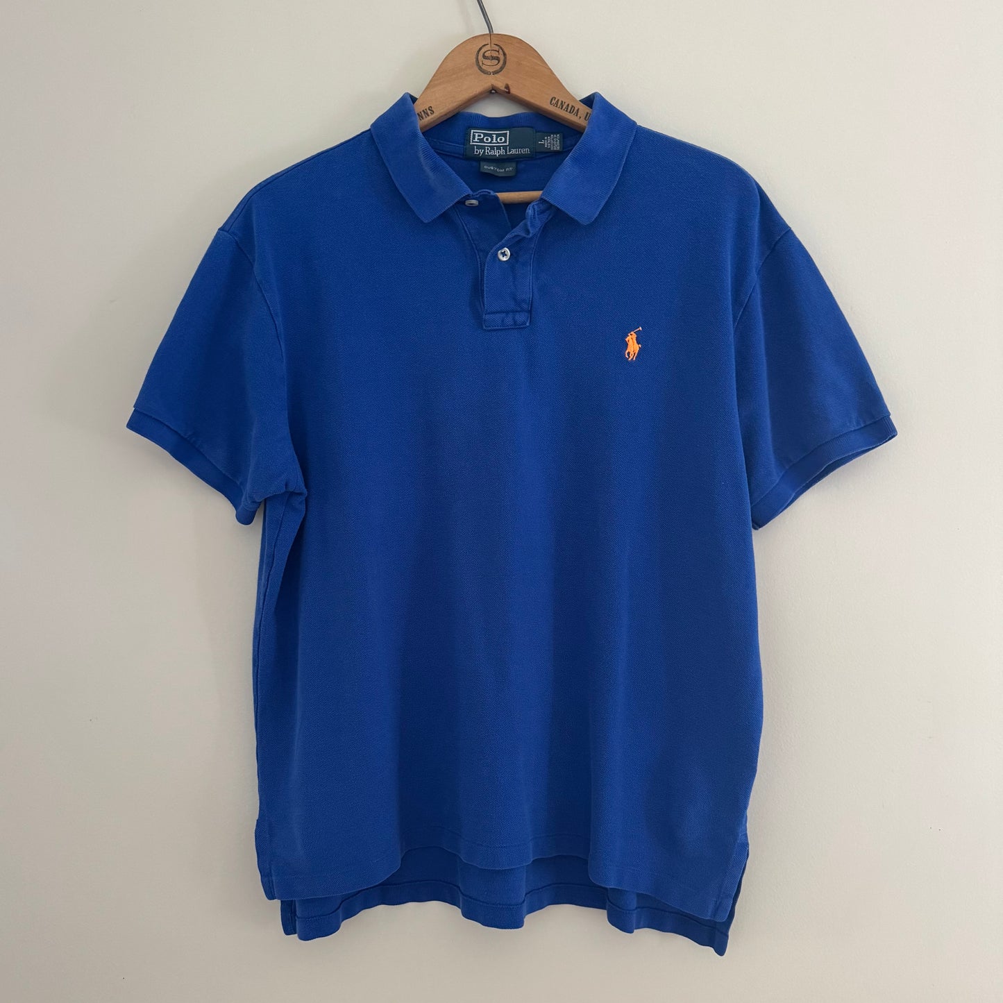Vintage Polo Ralph Lauren Men's Custom Slim Fit Polo Shirt, L