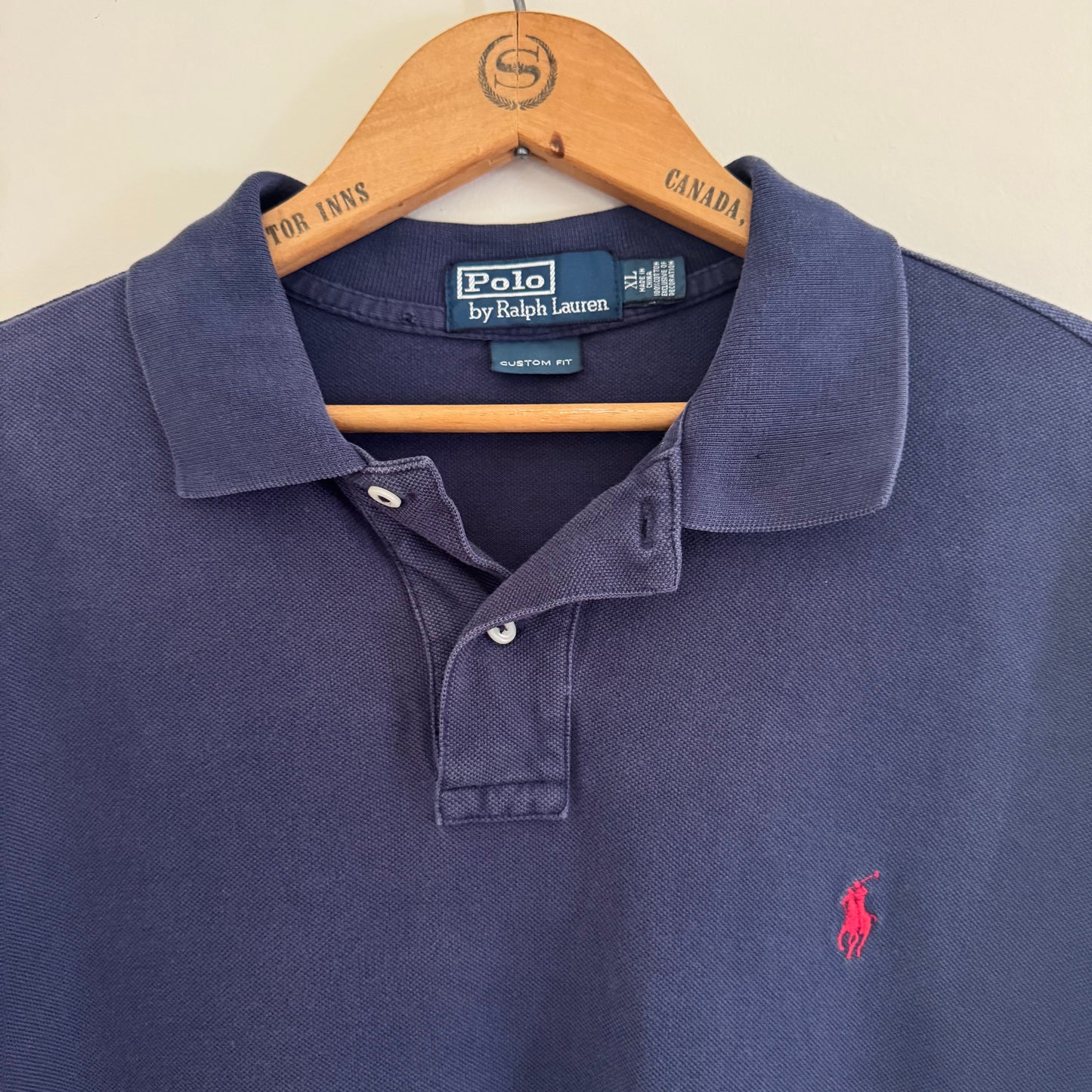 Vintage Polo Ralph Lauren Men's Custom Fit Polo Shirt, XL