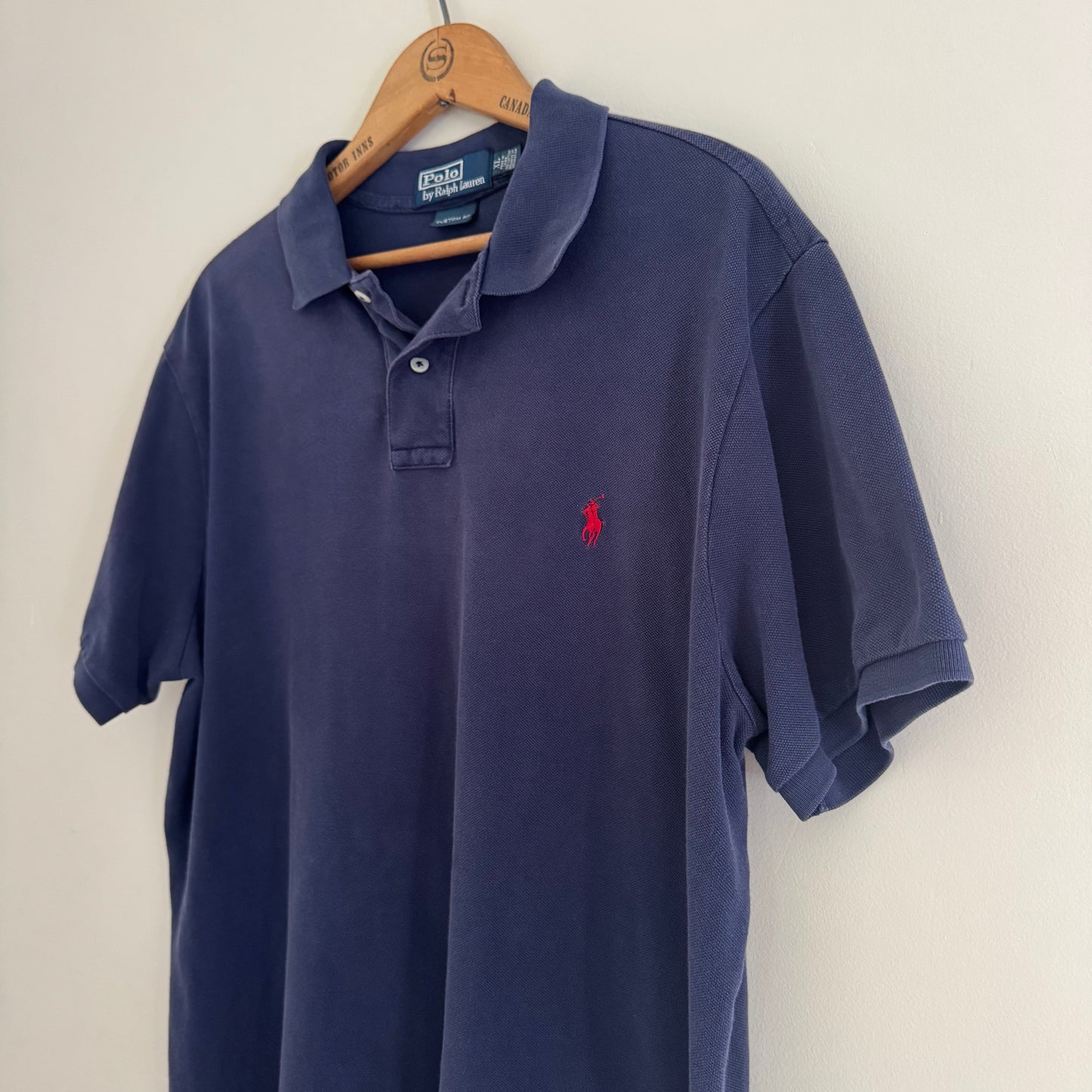 Vintage Polo Ralph Lauren Men's Custom Fit Polo Shirt, XL
