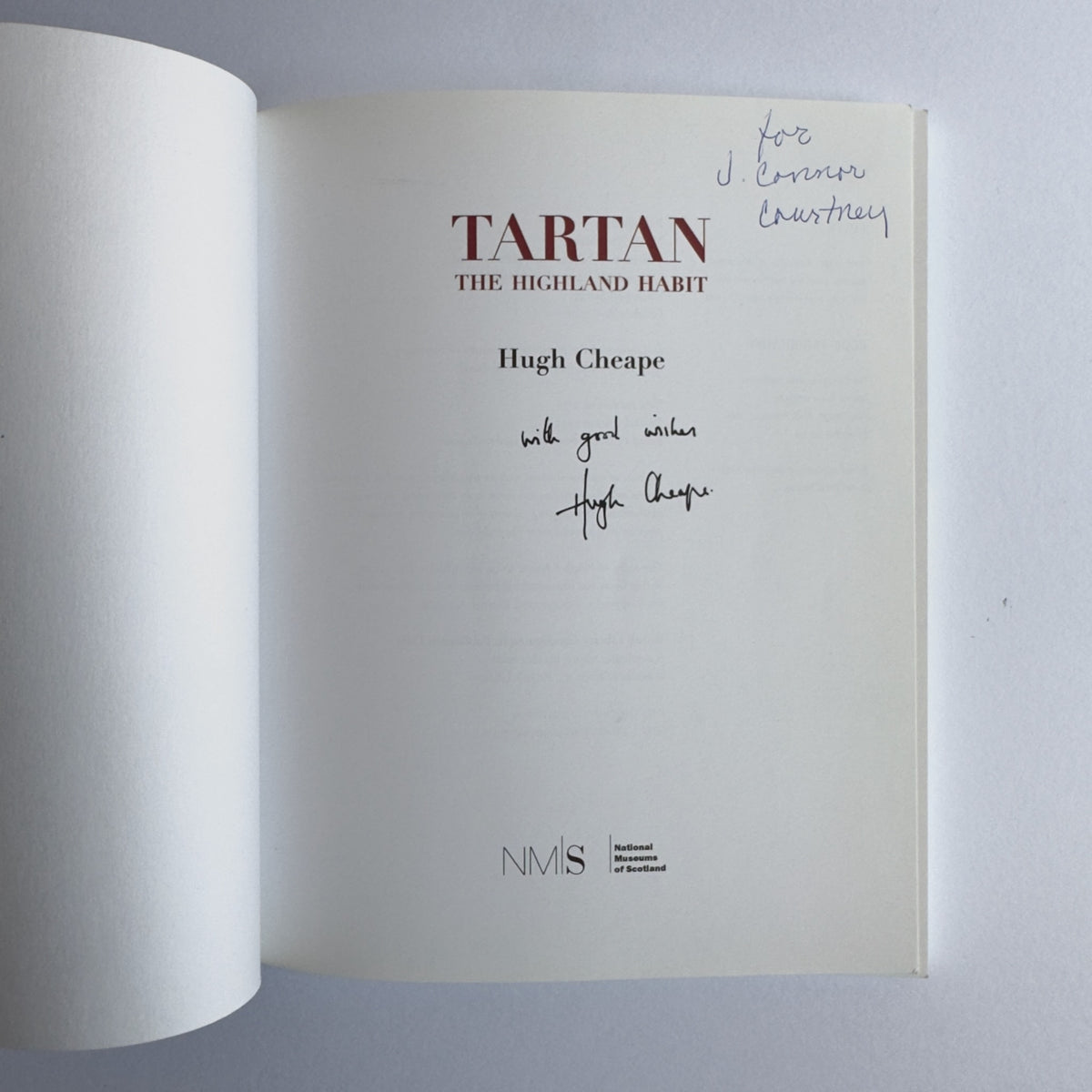 TARTAN: The Highland Habit by Hugh Cheape [Third Edition, 2006] Signed by Author
