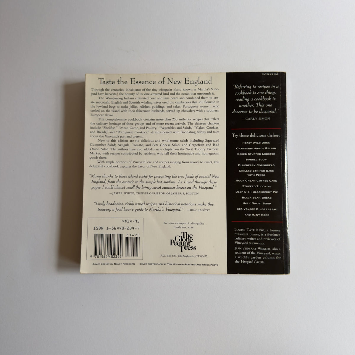 The Martha's Vineyard Cookbook [Second Edition, Fifth Printing 1993]