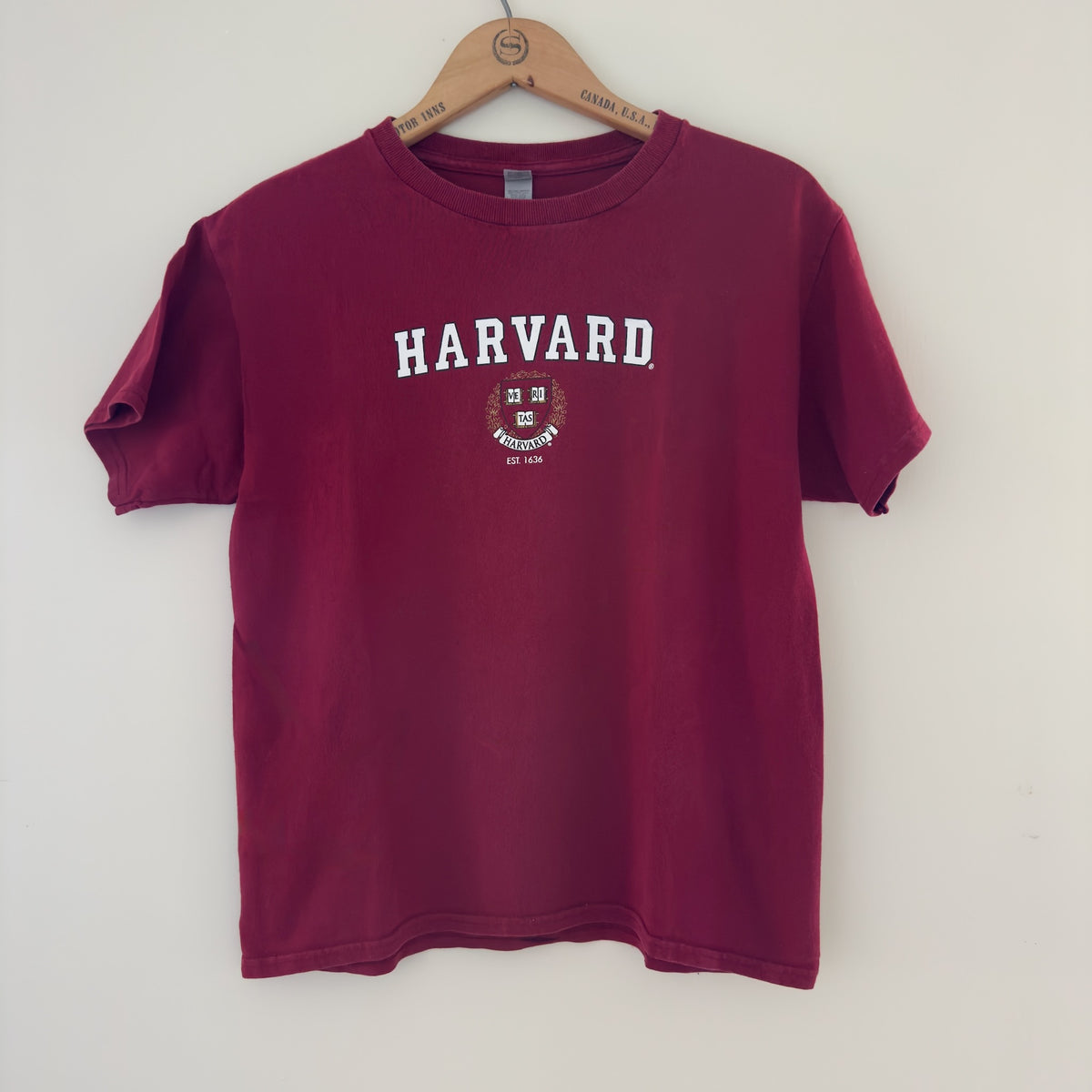 Harvard Youth Crest T-Shirt, L