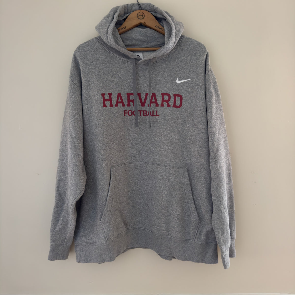 Harvard Football Nike Hoodie, Unisex XXL