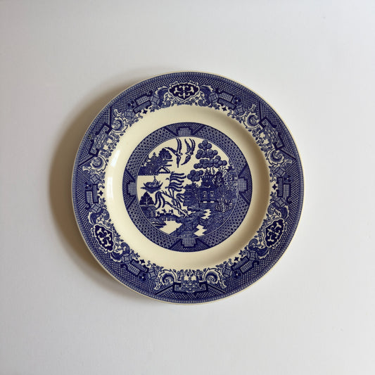 Vintage Willow Ware by Royal China 10" Chinoiserie Plate