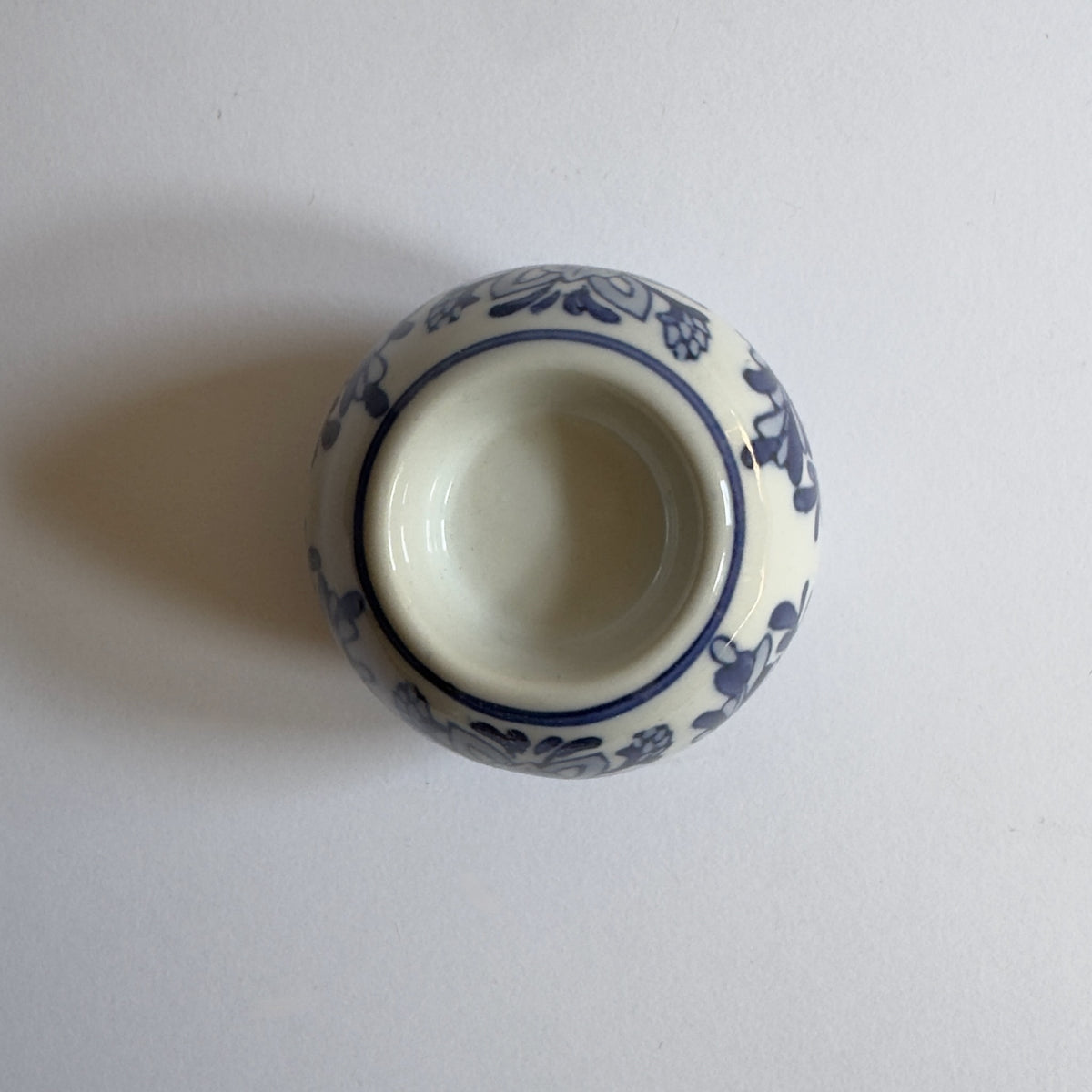 Vintage Chinoiserie Pedestal Ring Dish