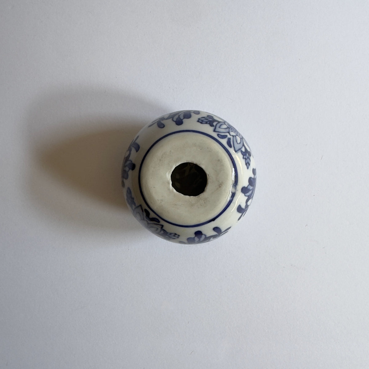 Vintage Chinoiserie Pedestal Ring Dish