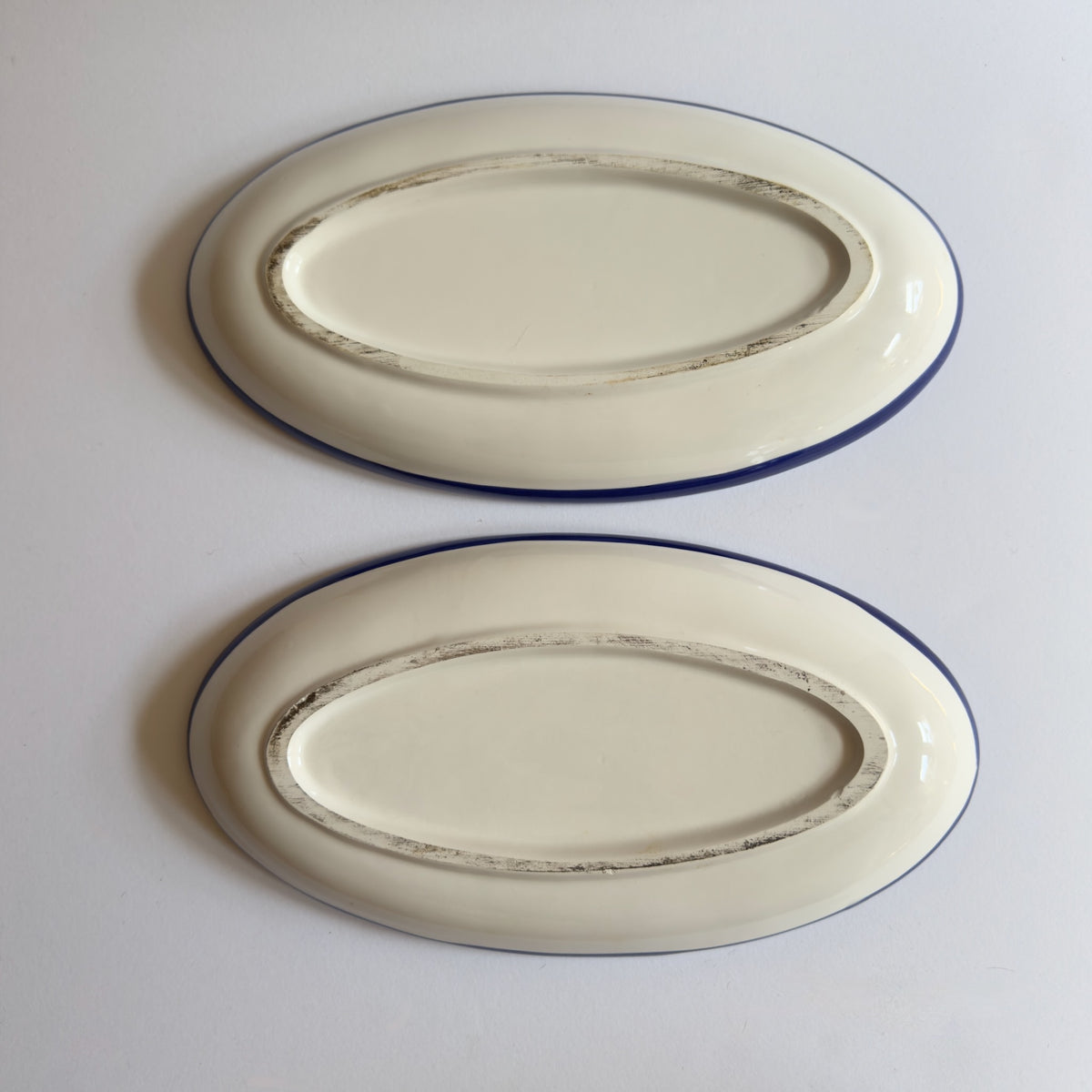 Vintage Set of 1990's Tabletops Unlimited Hand Painted Pescada Platters