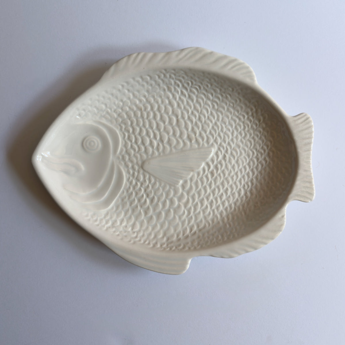 Vintage 1970s Whittier Pottery Fish Platter Set