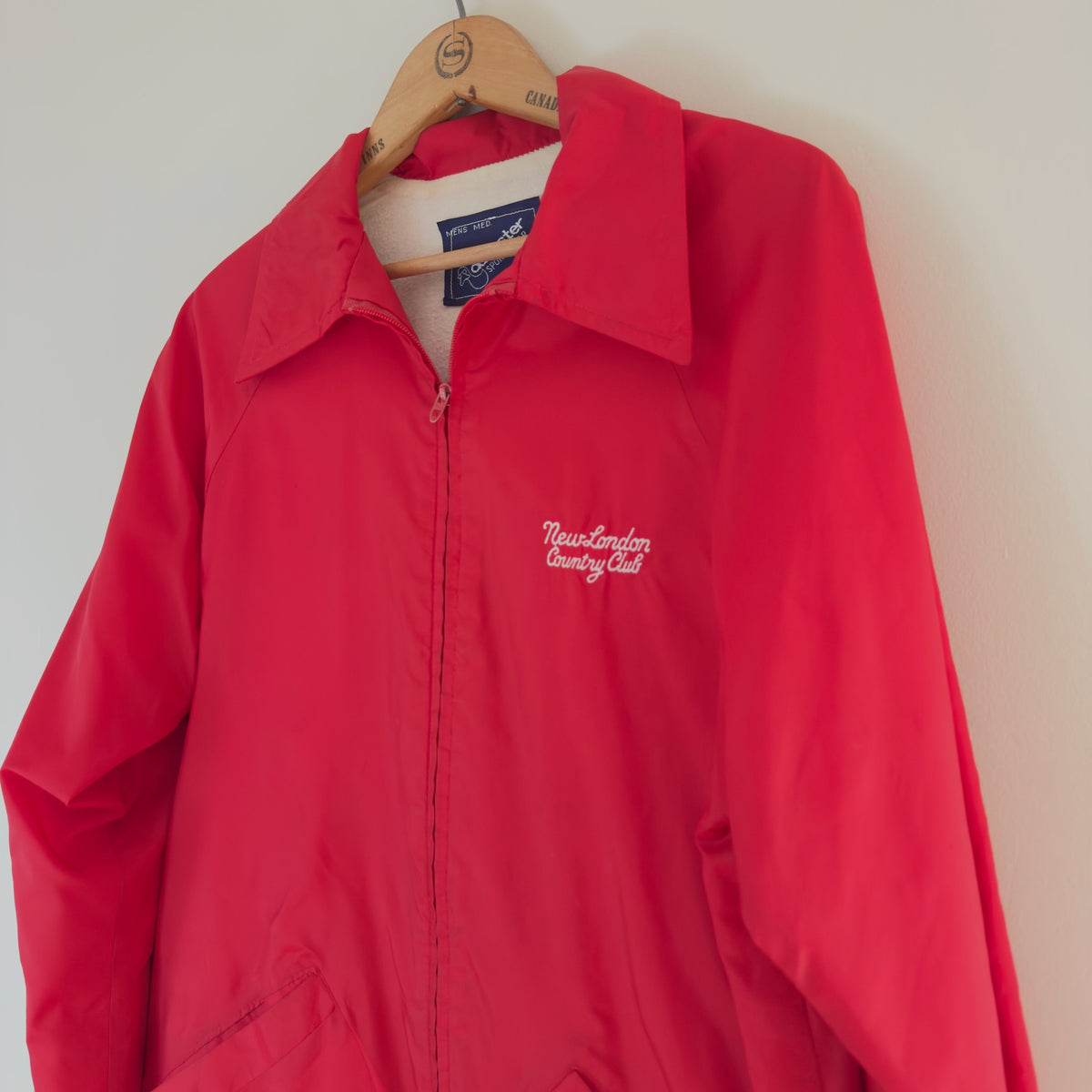 Vintage New London Country Club Windbreaker, M