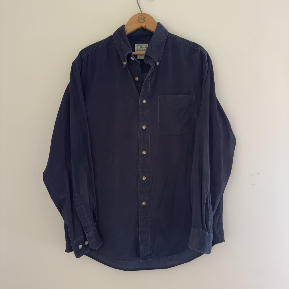L.L.Bean Corduroy Button-Down Shirt, M-Reg