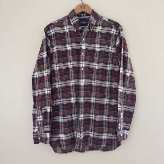 Vintage Ralph Lauren Plaid Oxford Shirt, S