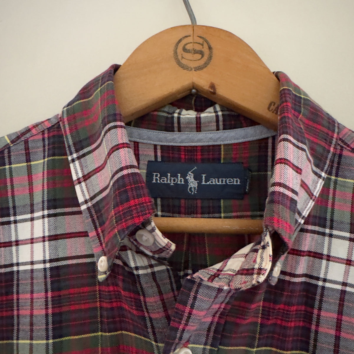Vintage Ralph Lauren Flannel Oxford Shirt, S