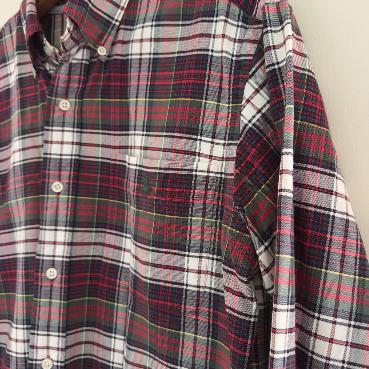 Vintage Ralph Lauren Flannel Oxford Shirt, S