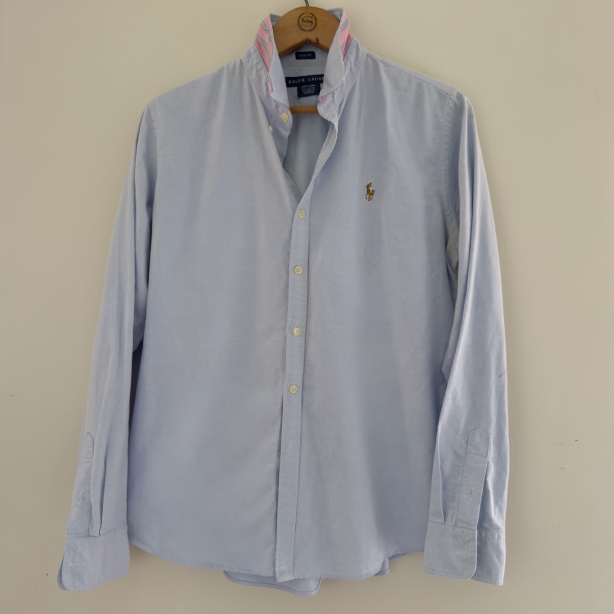 Vintage Ralph Lauren Slim Fit Oxford Shirt, 12