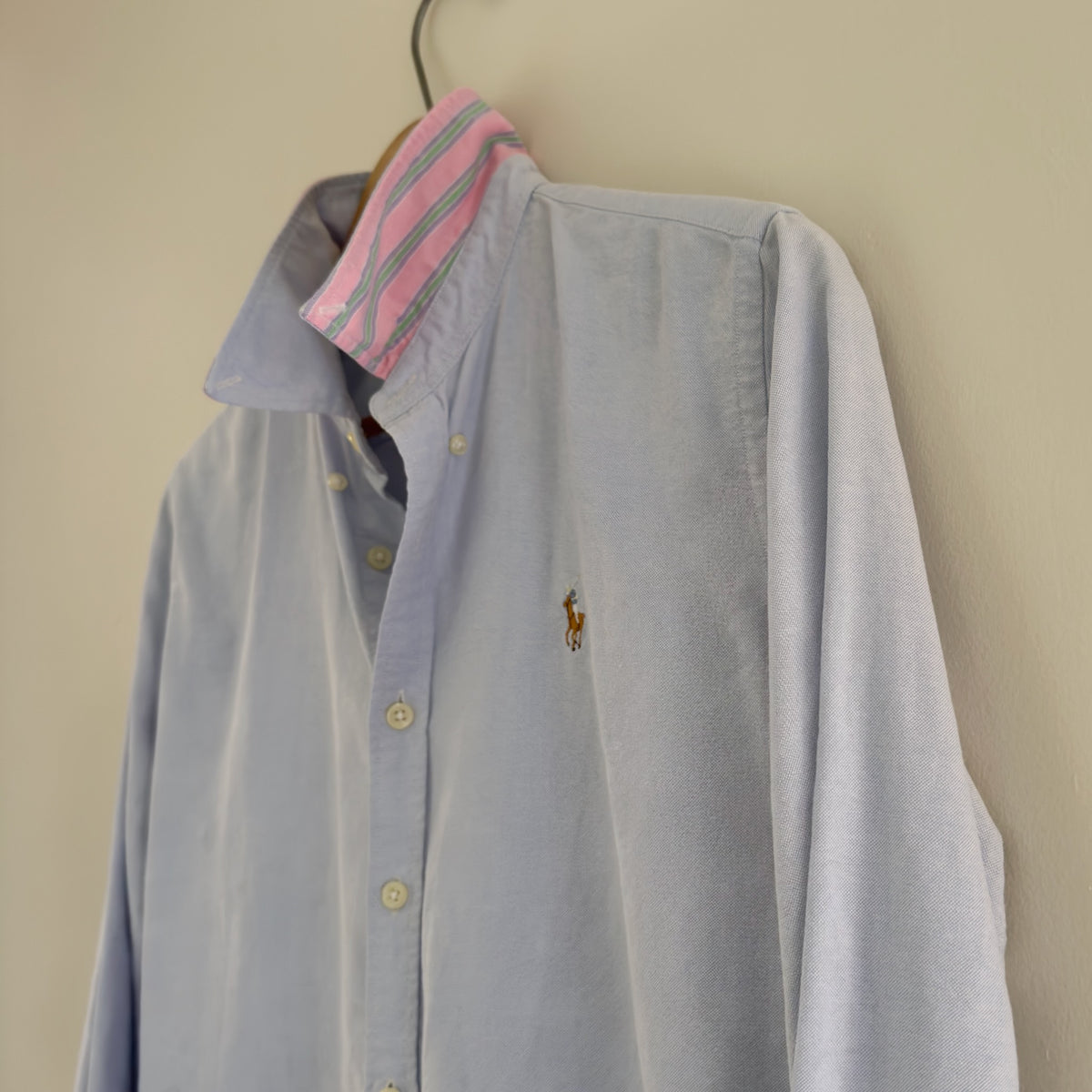 Vintage Ralph Lauren Slim Fit Oxford Shirt, 12