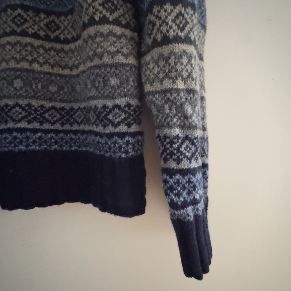 Vintage GAP Nordic Fair Isle Crewneck Knit Sweater, L