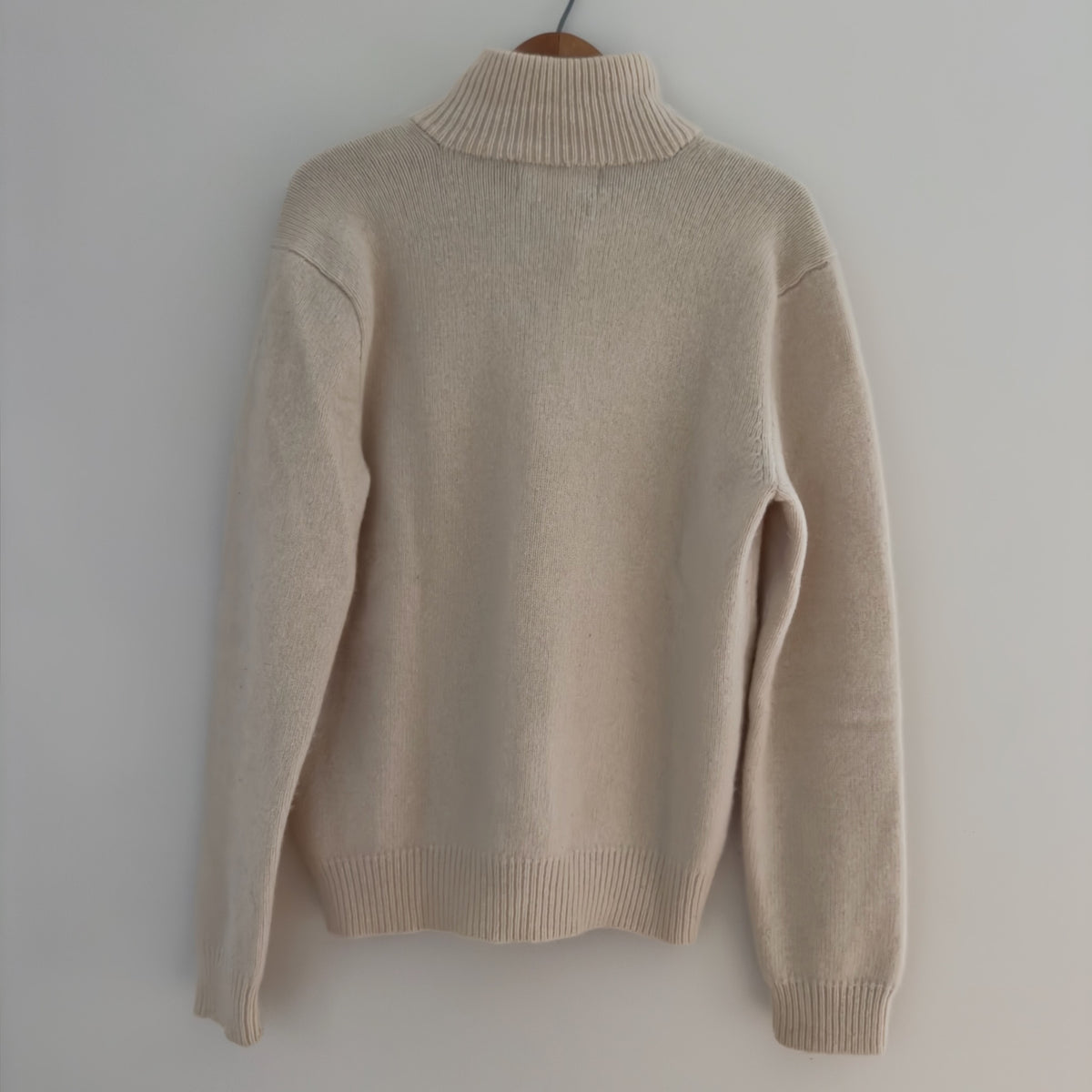Vintage Polo Ralph Lauren Quarter-Zip Lambswool Pullover, M