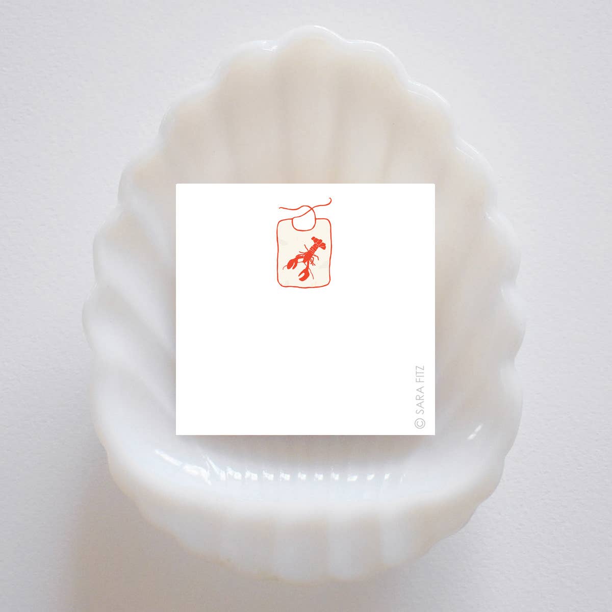 Lobster Bib Notelets