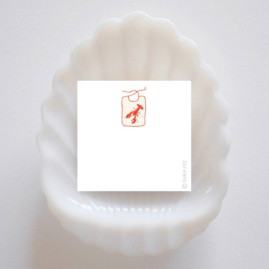 Lobster Bib Notelets