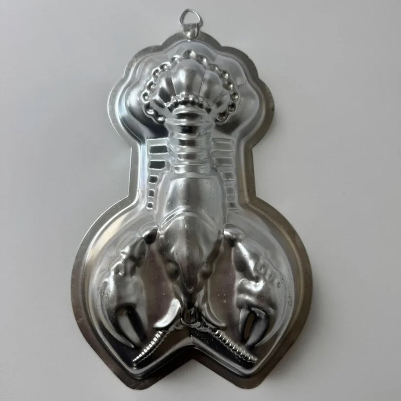 Vintage Aluminum Lobster Mold